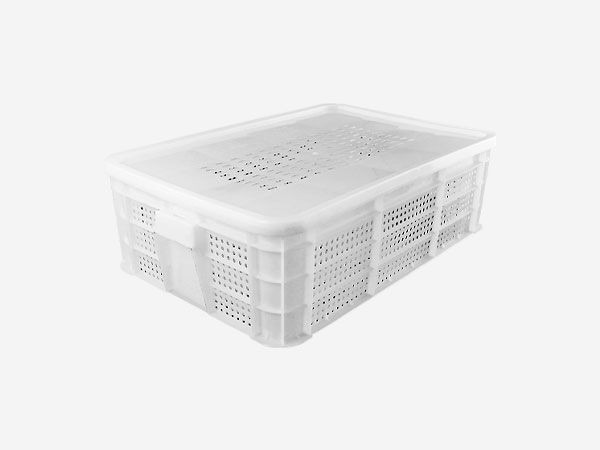 YL-605-180周轉筐（圓眼）帶蓋